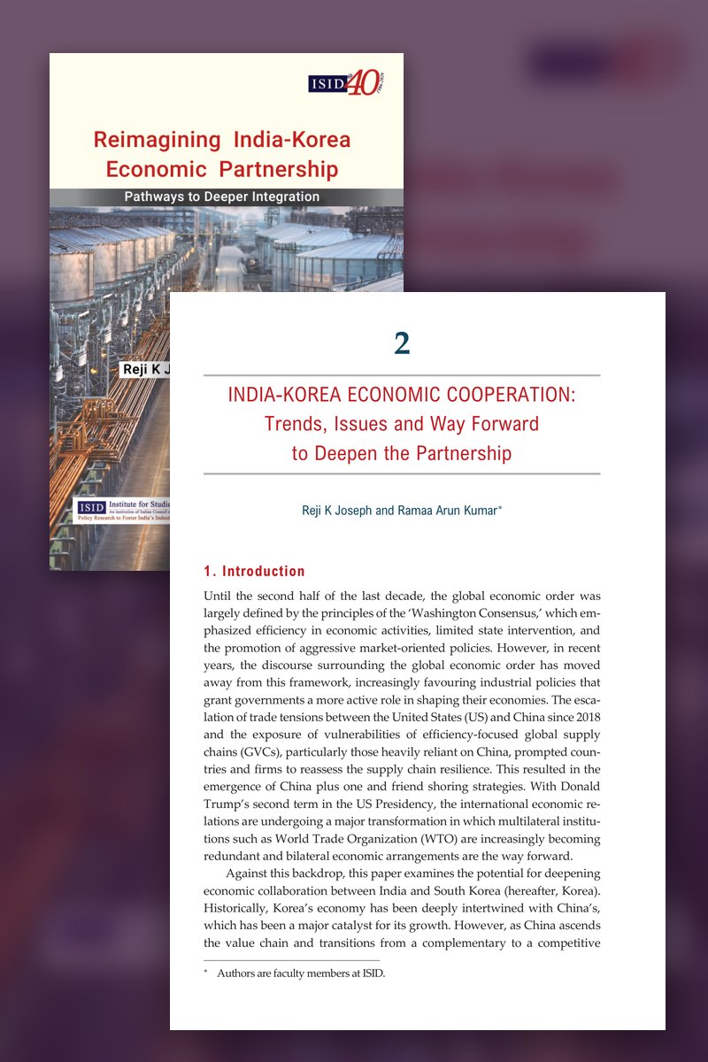 First page of the chapter India-Korea Economic Cooperation: Trends, Issues and Way Forward to Deepen the Partnership